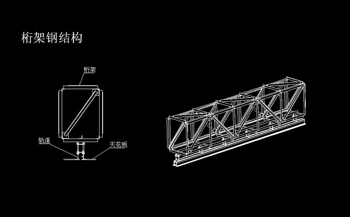 桁架钢结构装配体